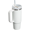 Термокружка Stanley Quencher H2.0 1,18 л с трубочкой, белый Frost (10-11913-077)