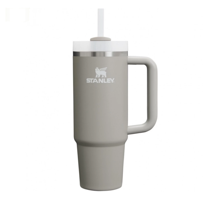 Термокружка Stanley Quencher H2,0 0,88 л с трубочкой, пепельно-серая 10-11912-079